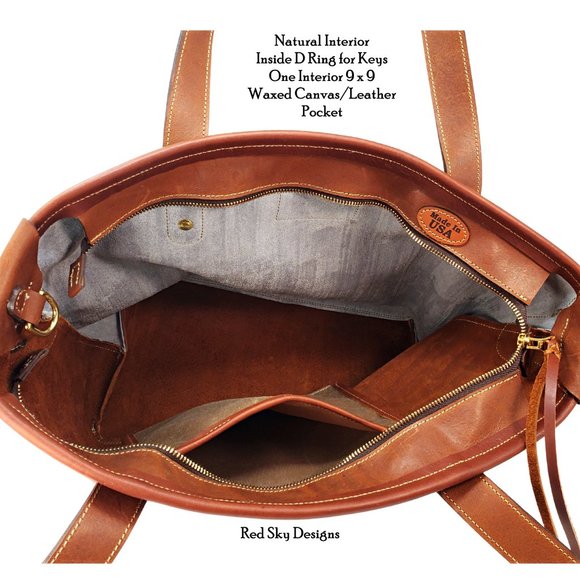 Hair On Cowhide Animal Print Cheetah/Leather Tote - Picture 9 of 12